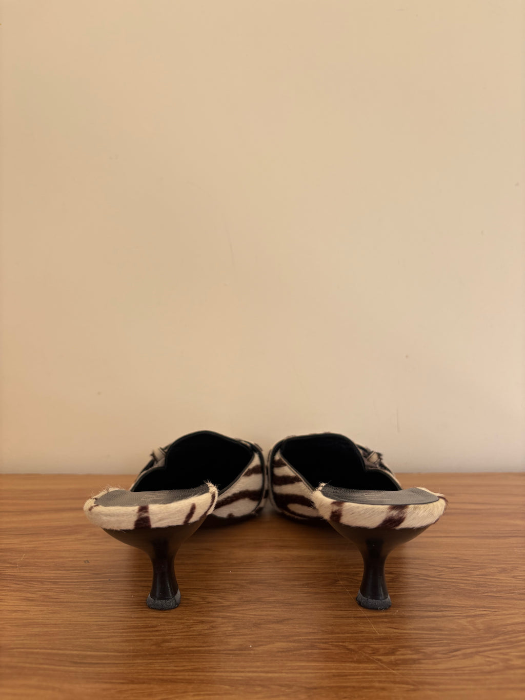 Prada zebra print pony calf mules (36)