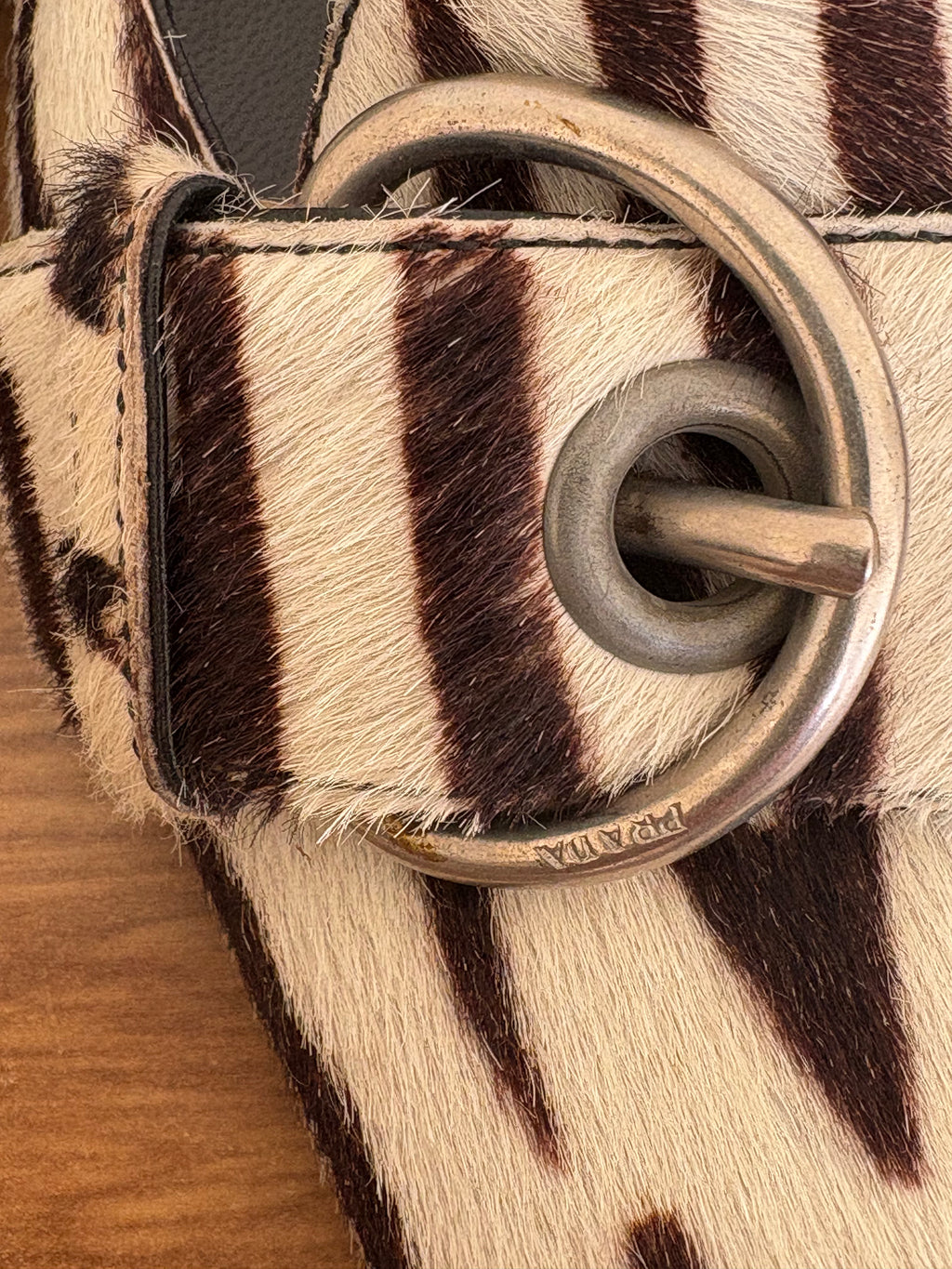 Prada zebra print pony calf mules (36)