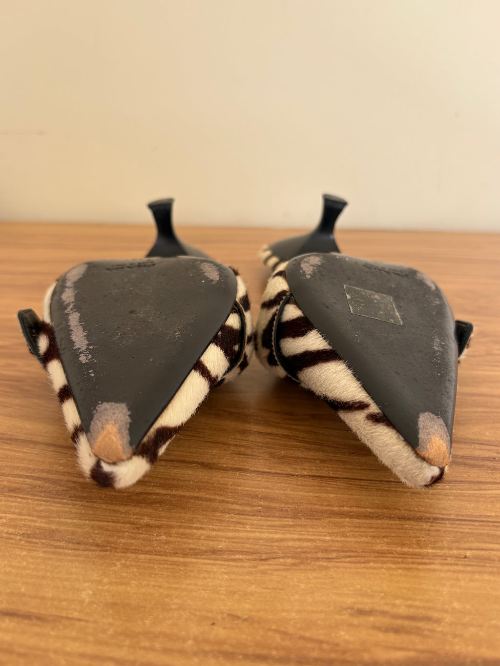 Prada zebra print pony calf mules (36)