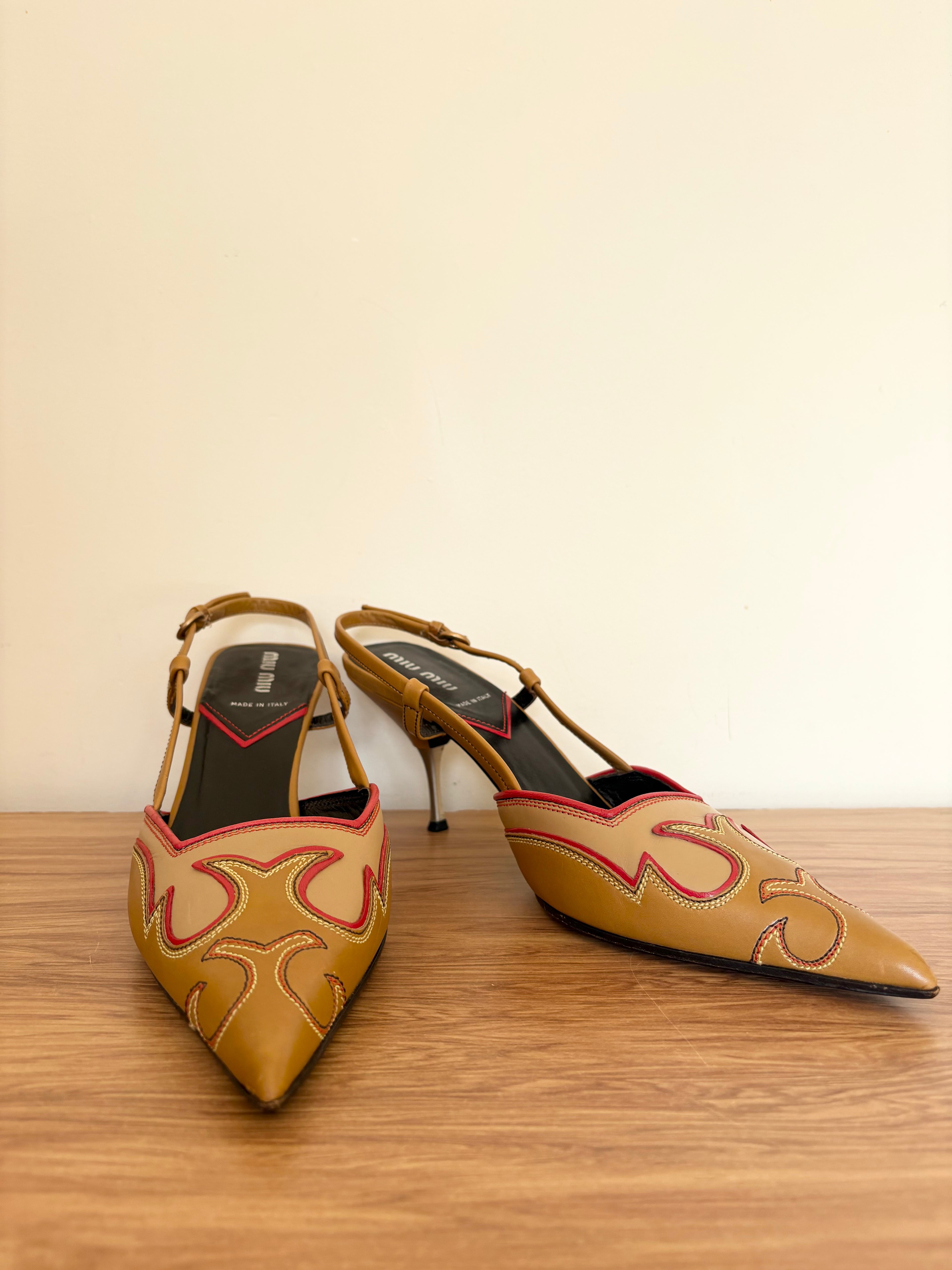 Miu Miu slingback pumps western era (37)