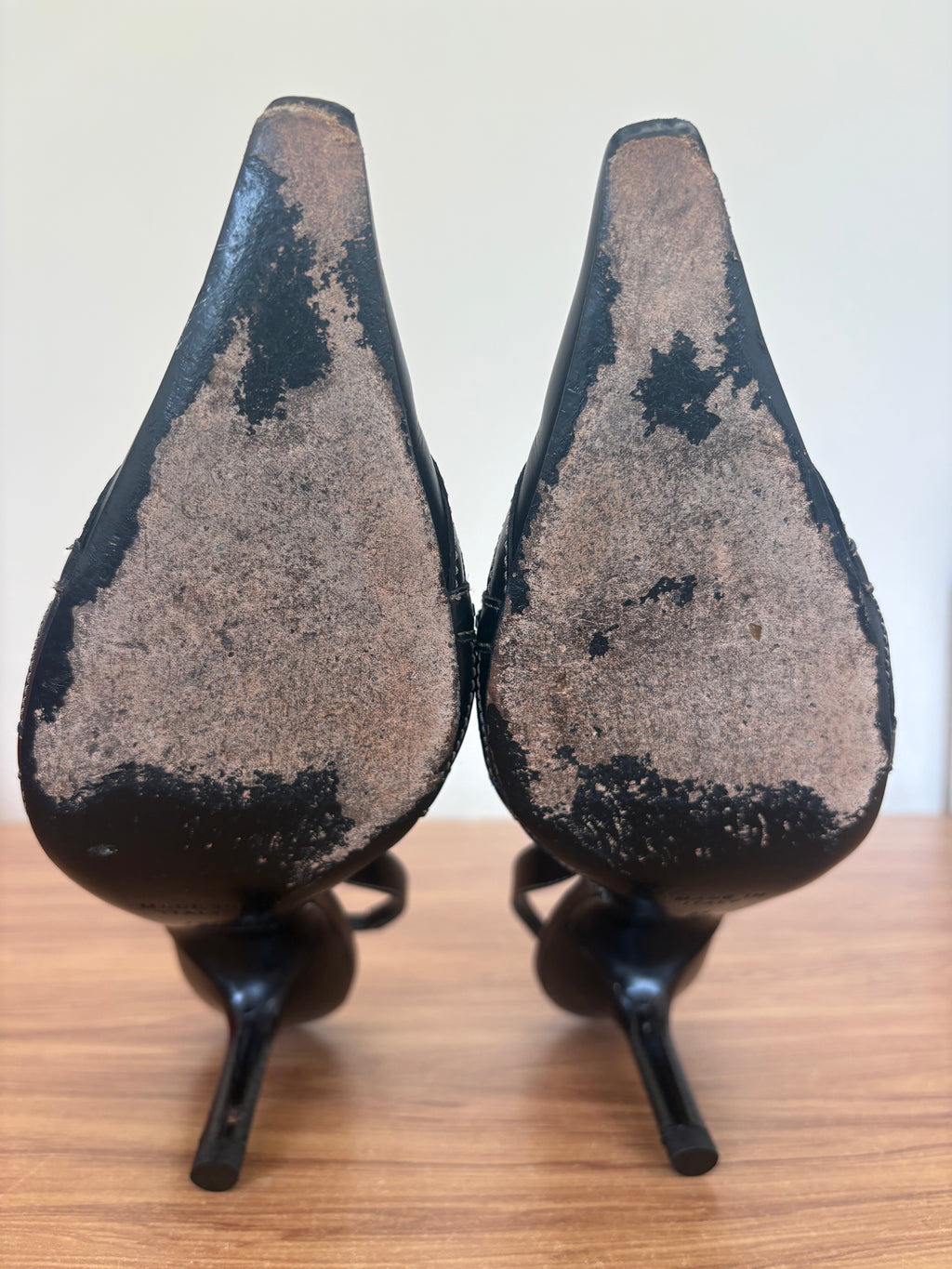 Rene Caovilla swarvoski slingback leather pumps (37)
