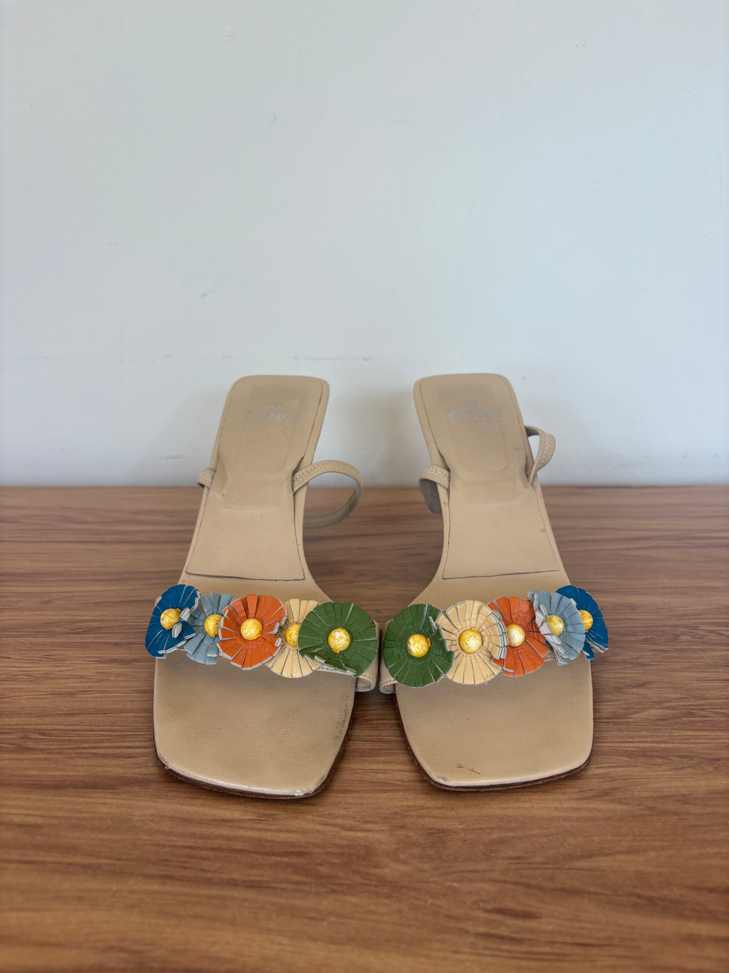Fendi slingback flower kitten mules S/S 1998 (37)