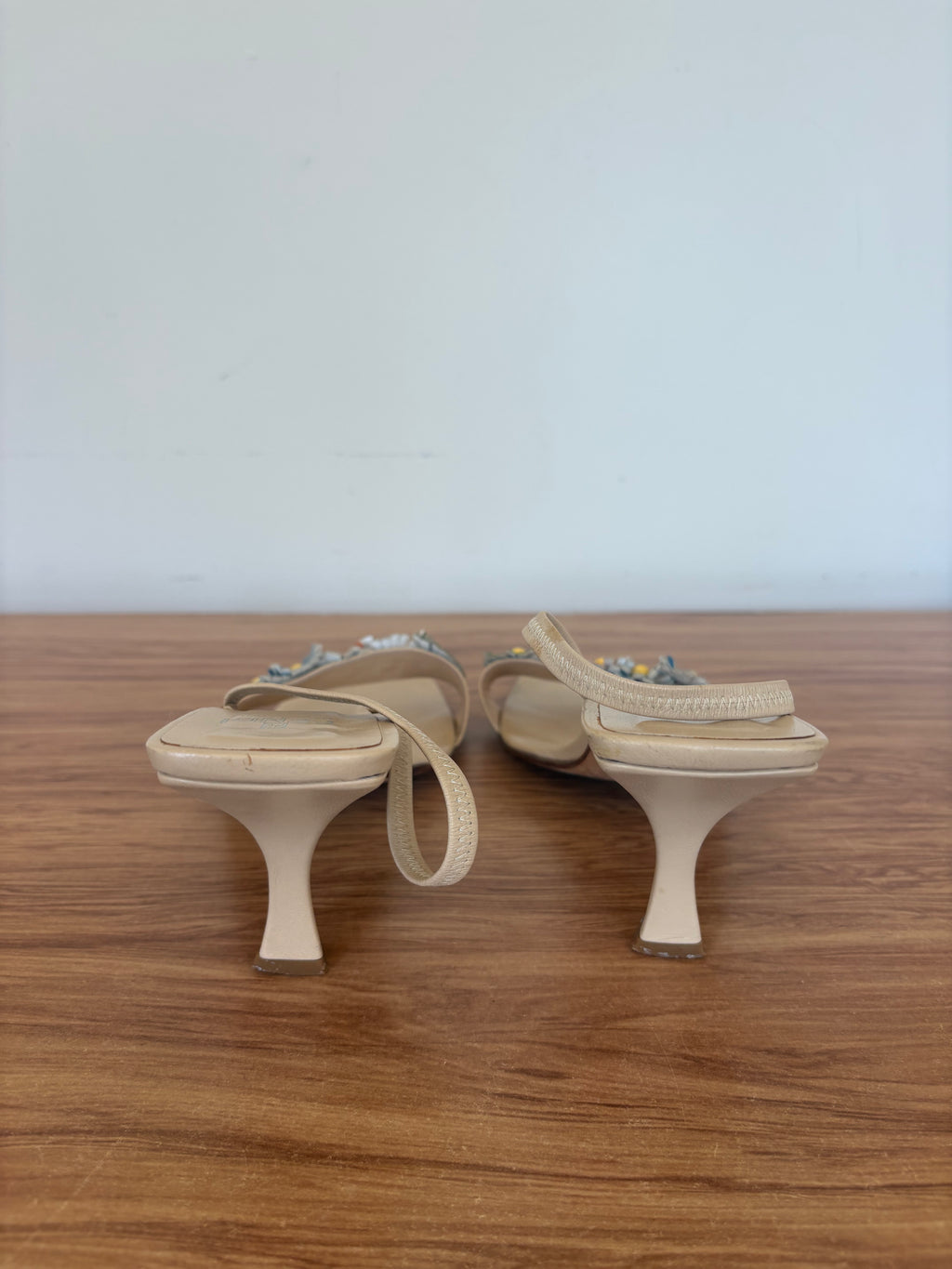 Fendi slingback flower kitten mules S/S 1998 (37)
