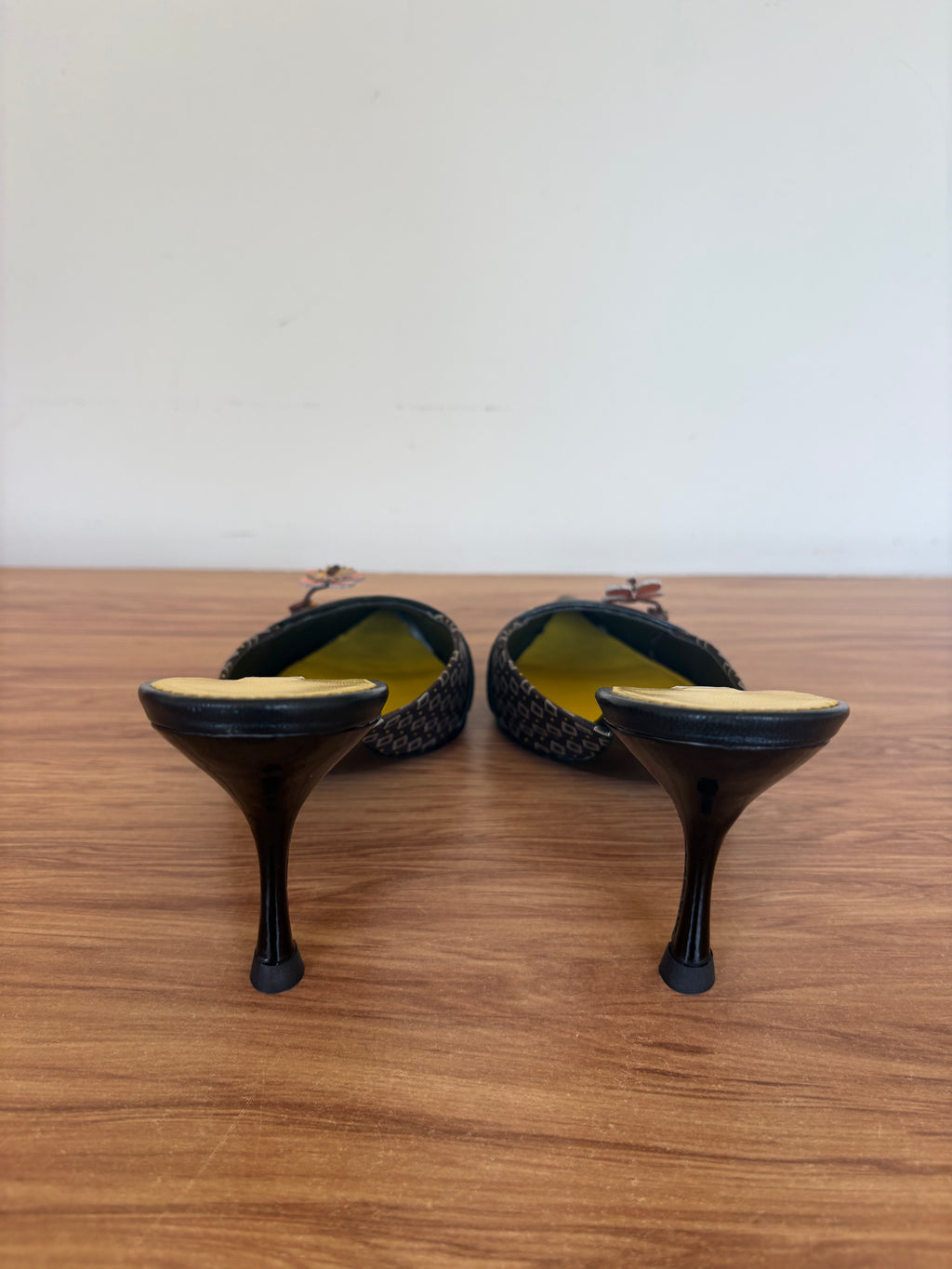 Prada silk kimono mules S/S 2003 (35.5)