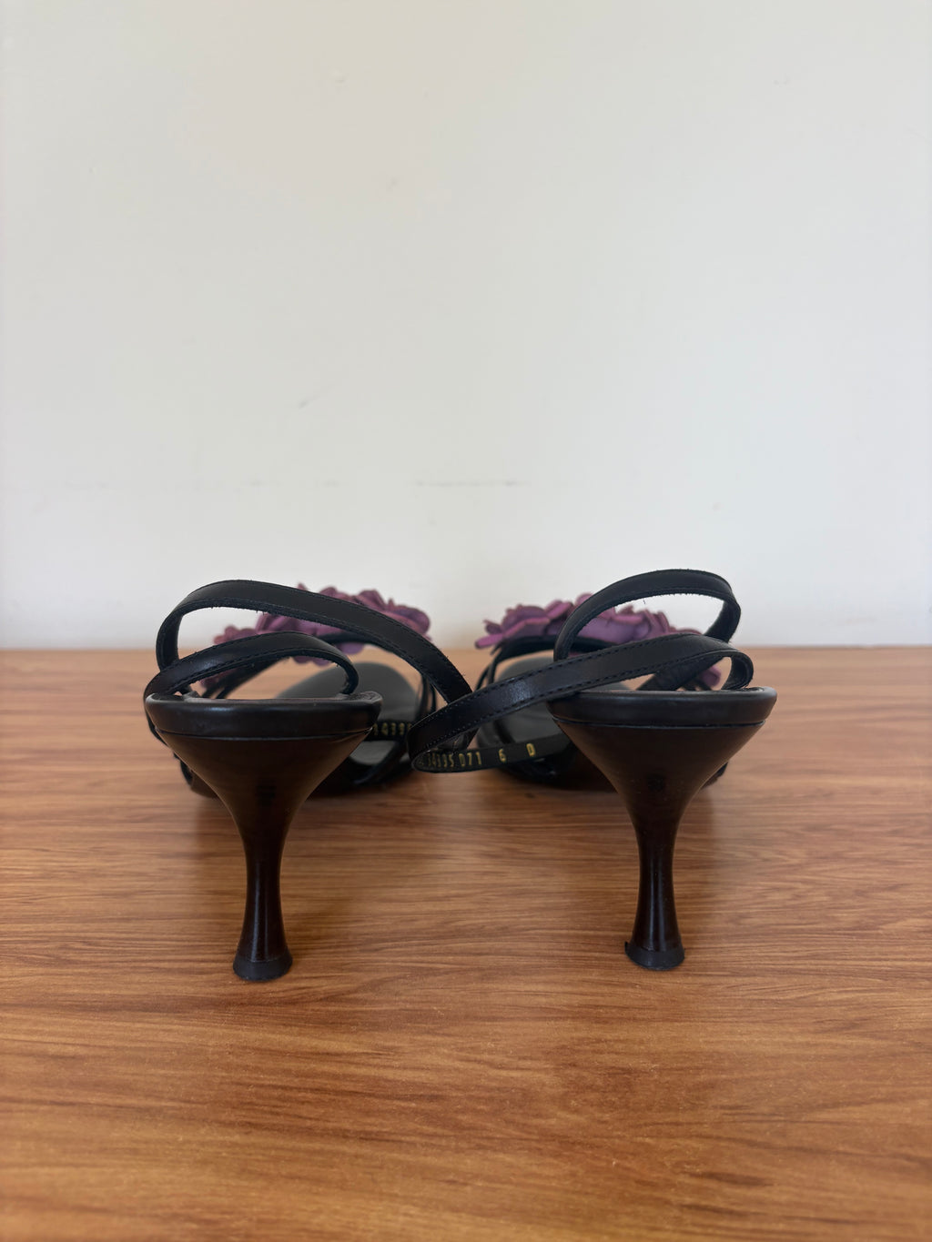 Salvatore Ferragamo strappy flower mules S/S 2004 (36)