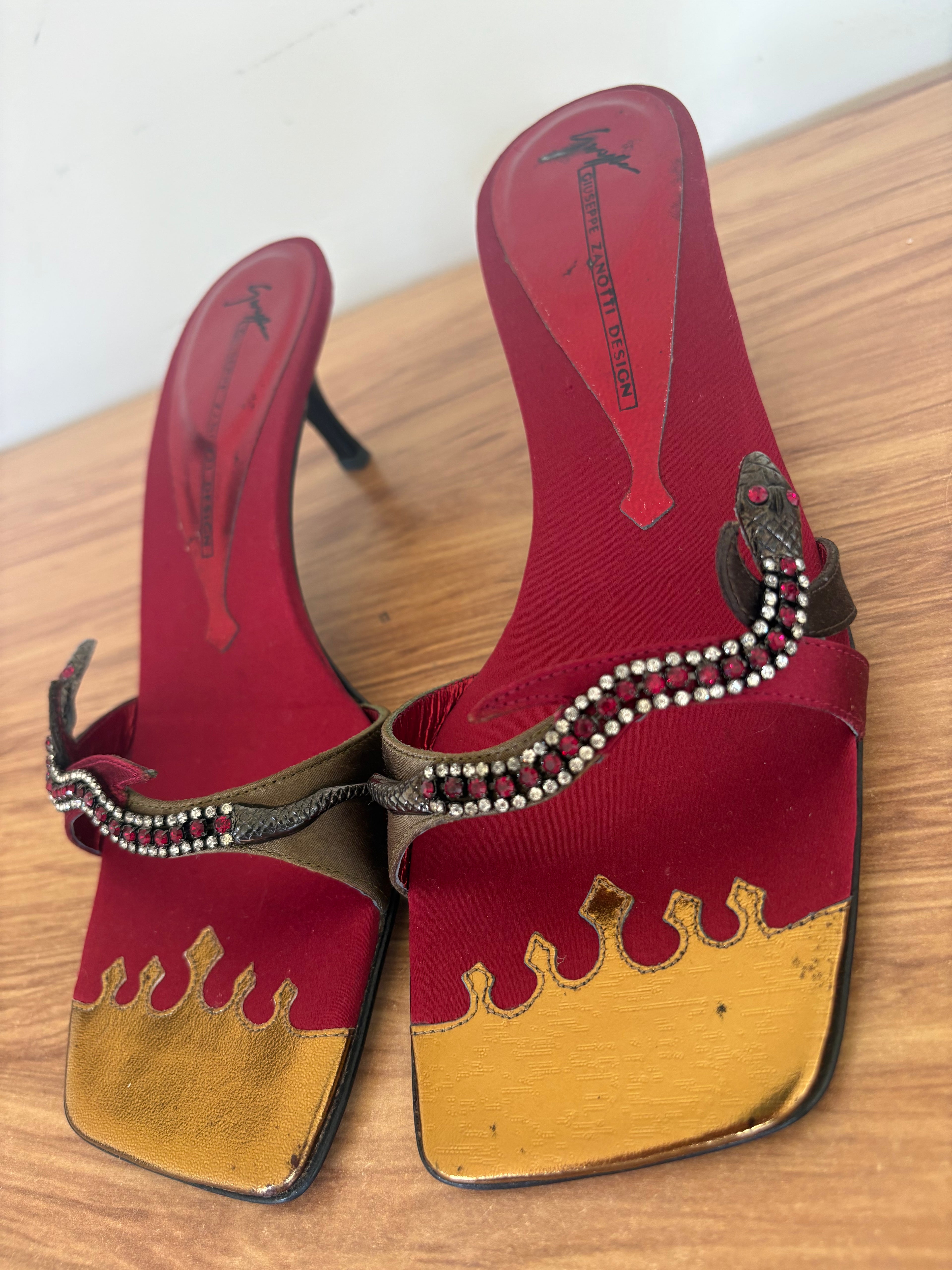 Giuseppe Zanotti swarvoski snake mules (36)