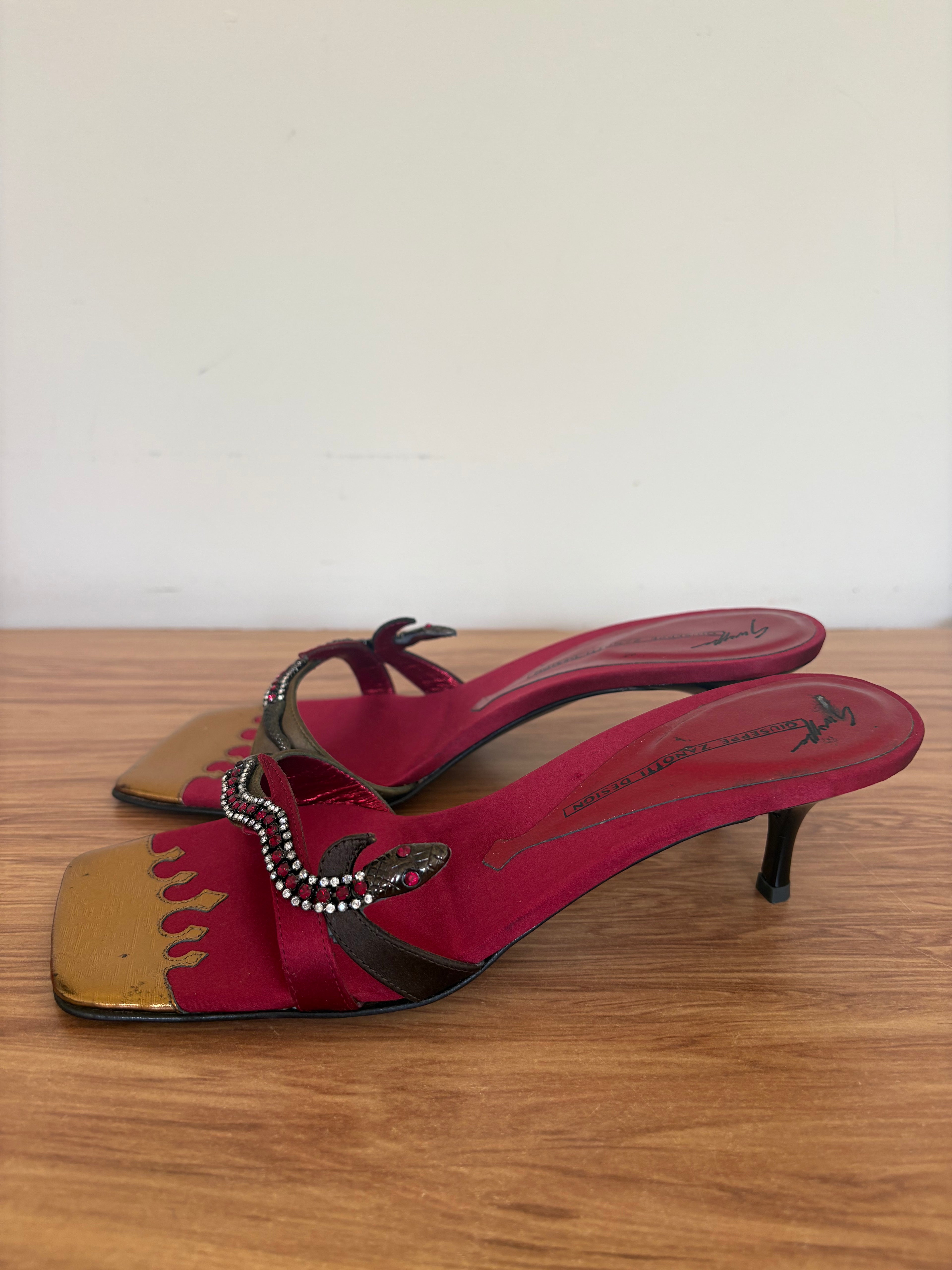 Giuseppe Zanotti swarvoski snake mules (36)