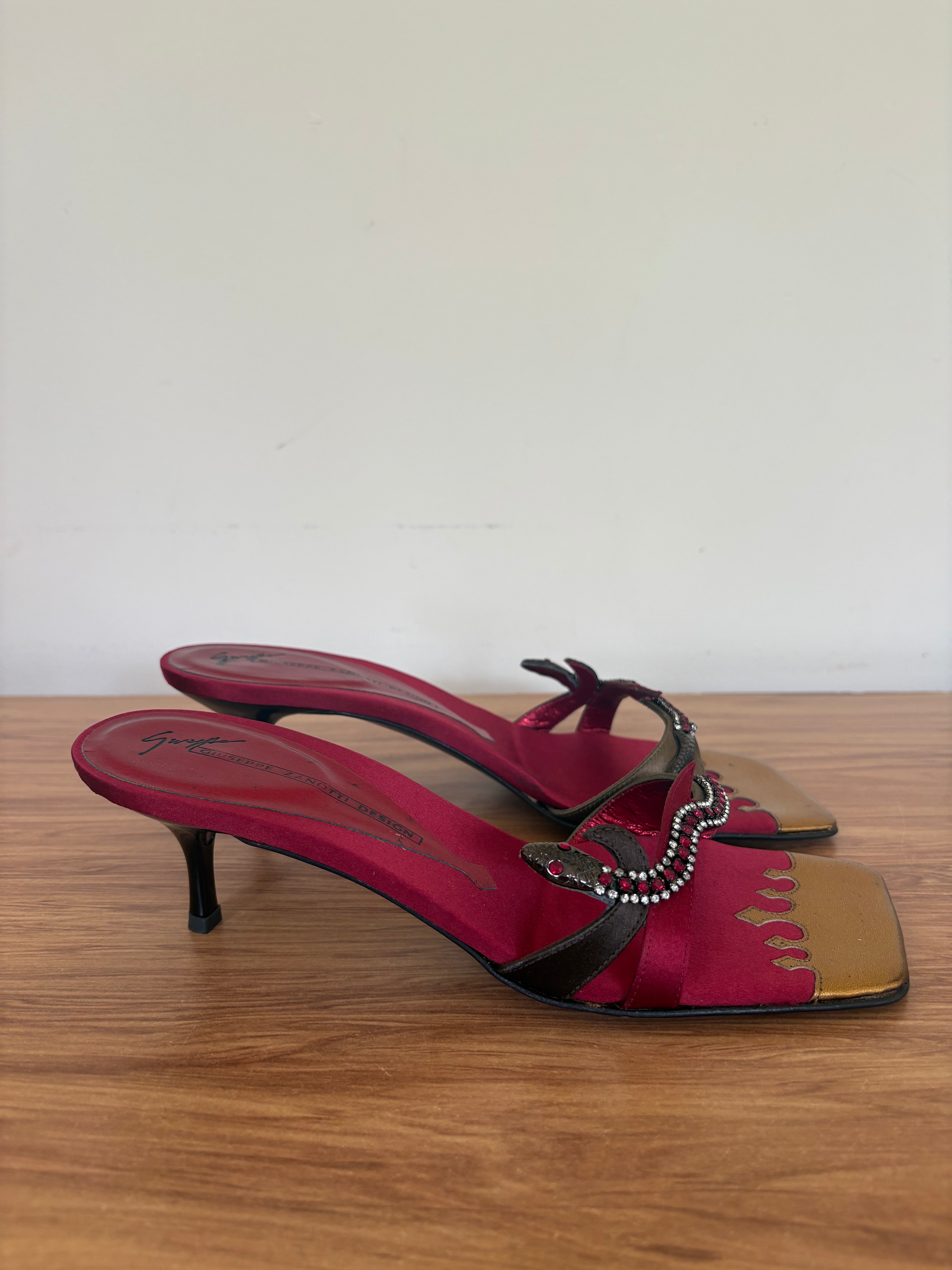 Giuseppe Zanotti swarvoski snake mules (36)