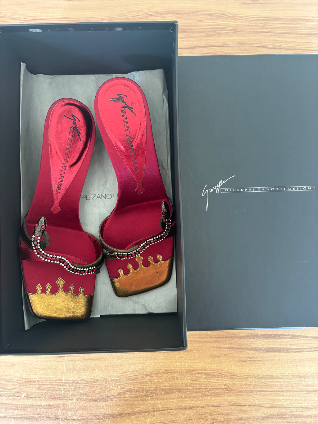 Giuseppe Zanotti swarvoski snake mules (36)